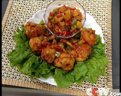 酸甜棒棒鸡
