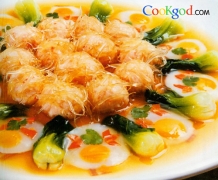 明月金丝球 苏菜系 美图及制作方法