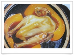 南瓜煲童子鸡 苏菜食谱 制作方法及美图欣赏