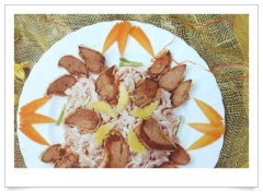 烧鸡肝拼蛇片 粤菜食谱 制作方法及美图欣赏