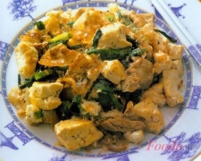 豆腐炒韭菜 制作与美图欣赏