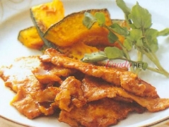 南瓜腌肉片 粤菜做法