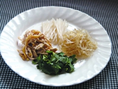 盐焗手撕鸡干捞翅