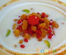 红豆椰奶露 水果甜品做法介绍