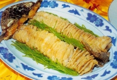 翡翠百味鱼 原料有草鱼 青椒 调料